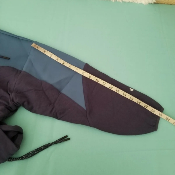 Hoodie gym sweater blue & navy blue pocket pull over various - Picture 6 of 12